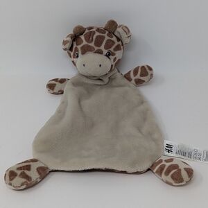 H&M Giraffe Baby Lovey Security Blanket Plush Toy